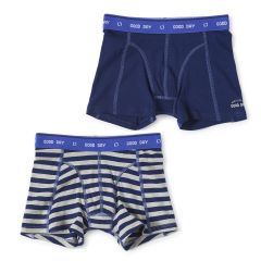 boxers set dark blue big stripe & dark blue Little Label